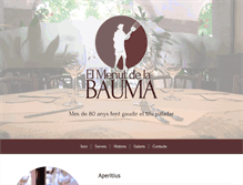 Tablet Screenshot of elmenutdelabauma.com